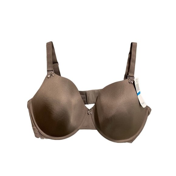 42DDD Paramour Gorgeous Contour New Paddded Underwire Bra Mink Brown 255455 - Picture 7 of 11